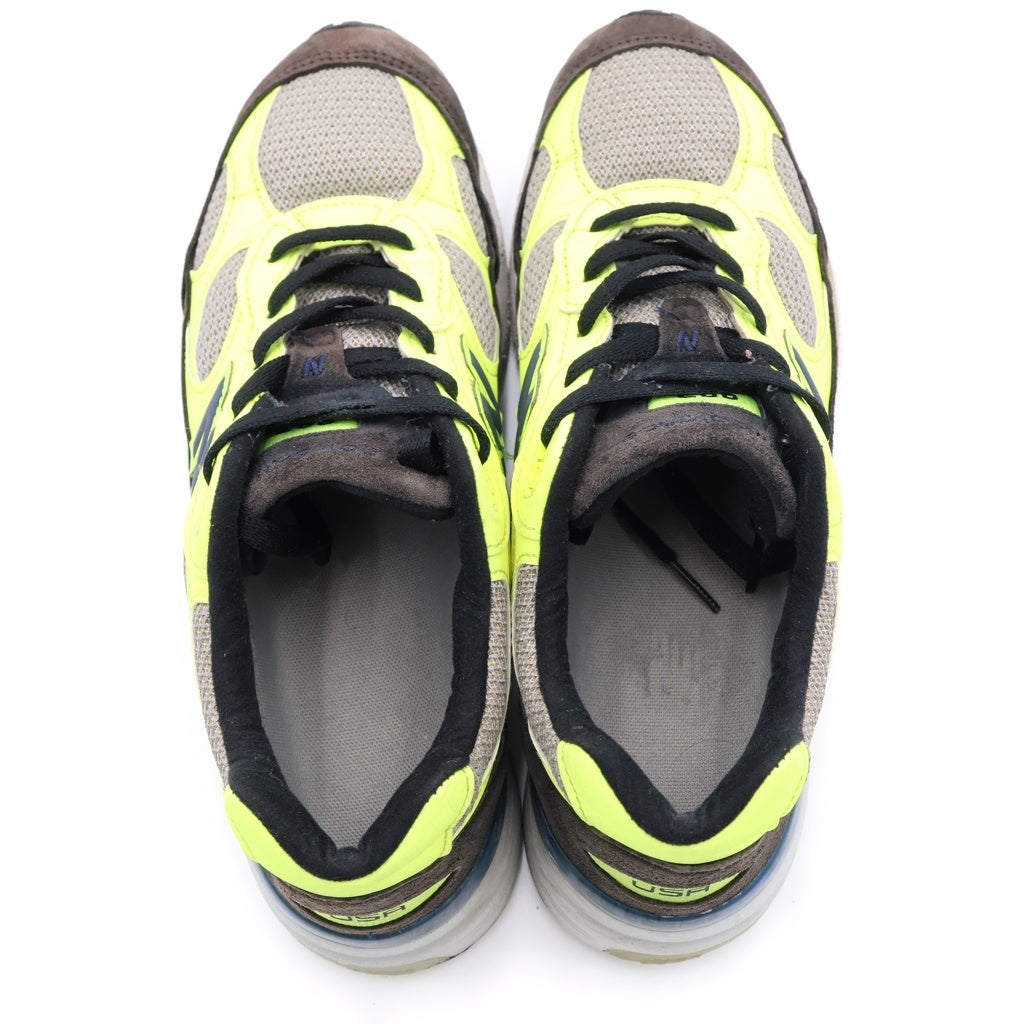 New Balance(ニューバランス) M992AF 992 NEON YELLOW/BLACK ネオンイエロー ブラック ローカットスニーカー イエロー US9.5/27.5cm
