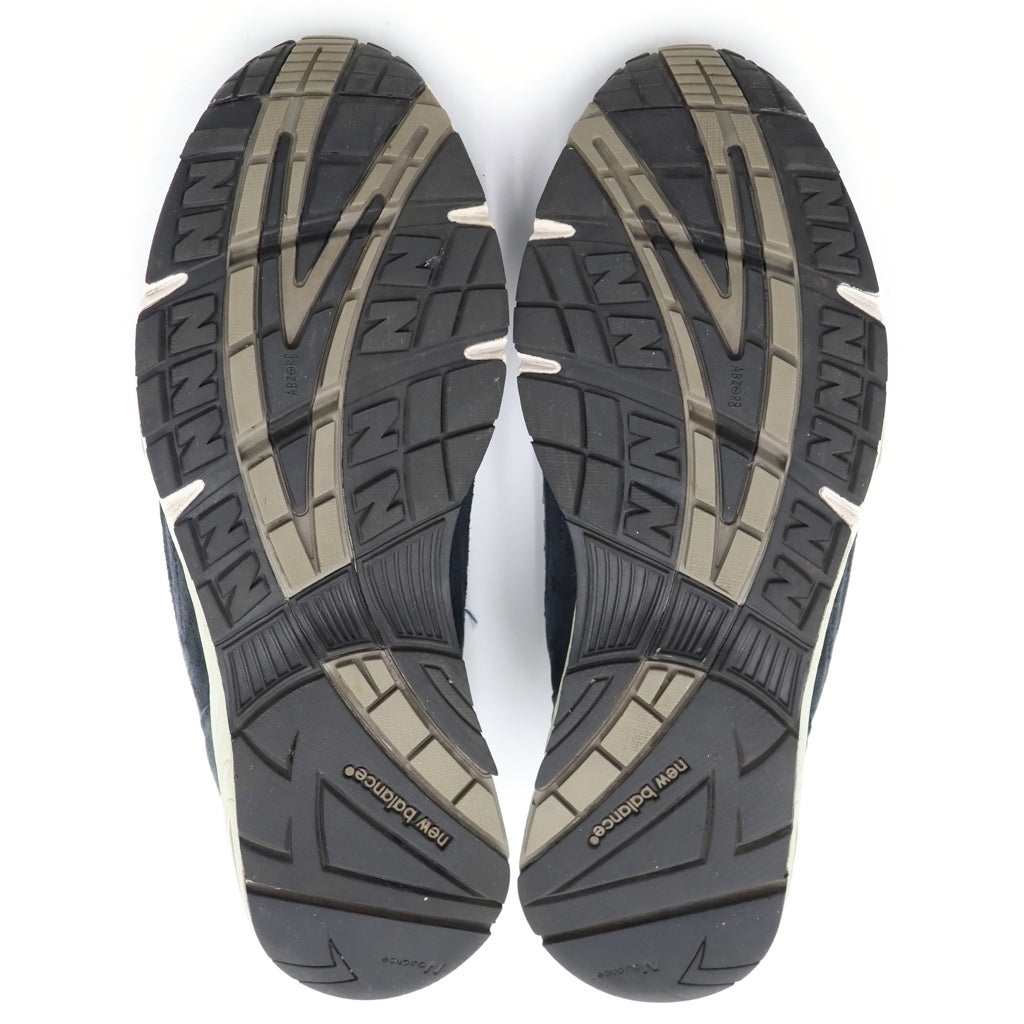 New Balance(ニューバランス) M991NV メッシュ スウェードレザー ローカットスニーカー ネイビー US9.5