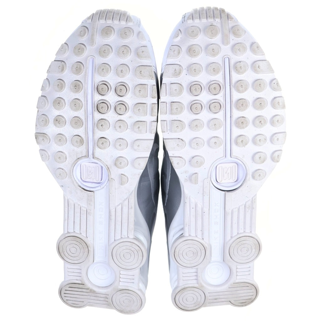 NIKE(ナイキ) SHOX R4 METARLLIC SILVER ショックス メタリックシルバー ローカットスニーカー ホワイト US9.5/27.5cm HQ1988-101