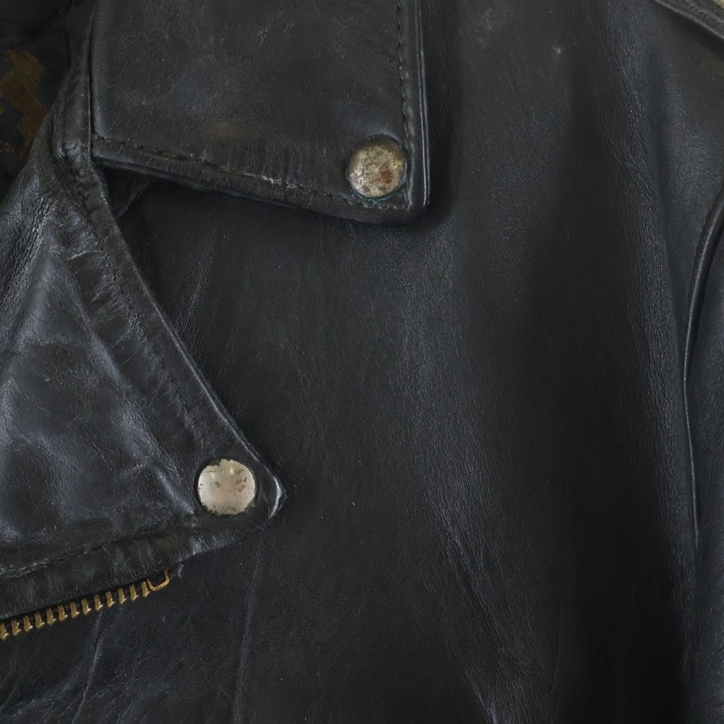 BUCO(ブコ) 50s VINTAGE J-24 HORSE HIDE ダブルライダースジャケット ホースハイド ブラック