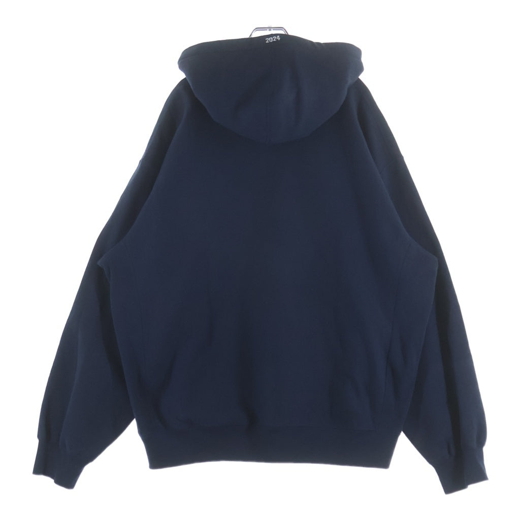 SUPREME(シュプリーム) 24AW Box Logo Hooded Sweatshirt ボックスロゴ スウェットフーディプルオーバーパーカー ネイビー