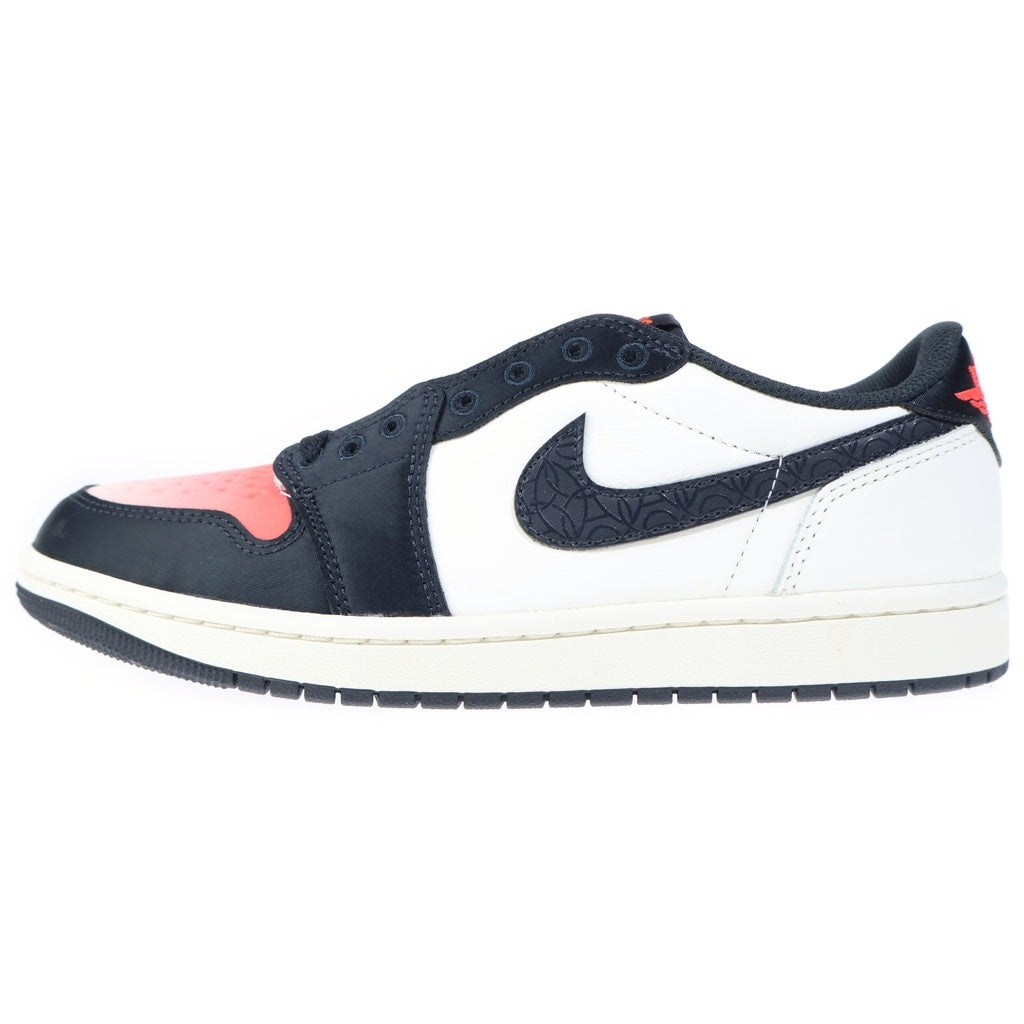 NIKE(ナイキ) AIR JORDAN 1 RETRO LOW OG PSG エアジョーダン1 レトロ パリサンジェルマン ローカットスニーカー ホワイト/レッド/ブラック US8/26cm HF8828-100