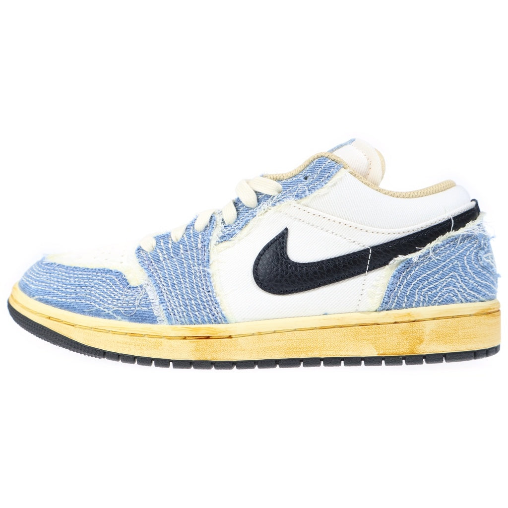 NIKE(ナイキ) IR JORDAN 1 LOW SE World Make Japan エア ジョーダン 1 ロー ワールド メイク ジャパン ローカットスニーカー ホワイト/ブルー US8.5/26.5cm FN7670-493