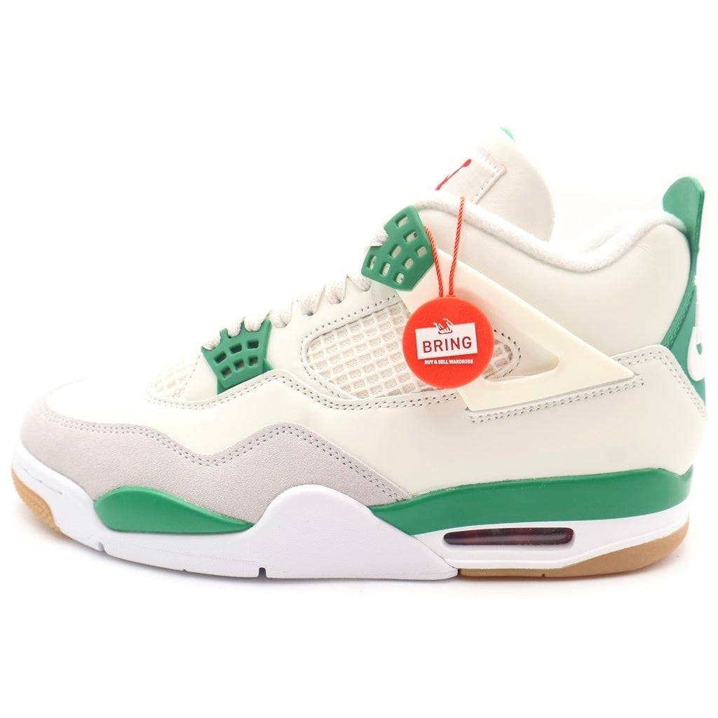 NIKE(ナイキ) AIR JORDAN 4 RETRO SP PINE GREEN エアジョーダン4 レトロ パイングリーン ハイカットスニーカー ホワイト/グリーン US8/26cm DR5415-103