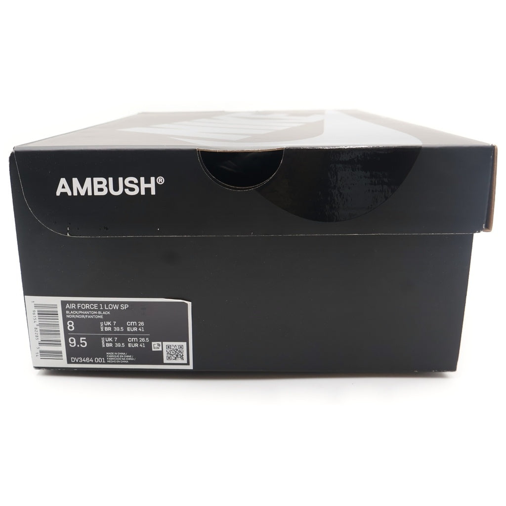 NIKE(ナイキ) ×AMBUSH AIR FORCE 1 LOW アンブッシュ エアフォース1 ローカットスニーカー ブラック US8/26cm DV3464-001