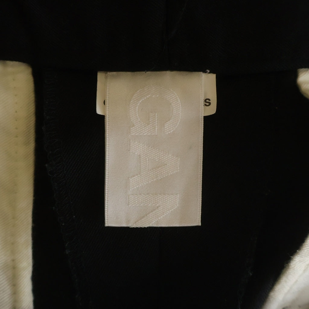 GANRYU(ガンリュウ) 16AW AD2016 ドローストリング ウールサルエルパンツ ブラック ER-P019