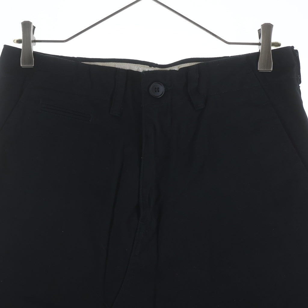 GANRYU(ガンリュウ) 16SS AD2015 シンチバック付 コットンサルエルパンツ ブラック EQ-P008