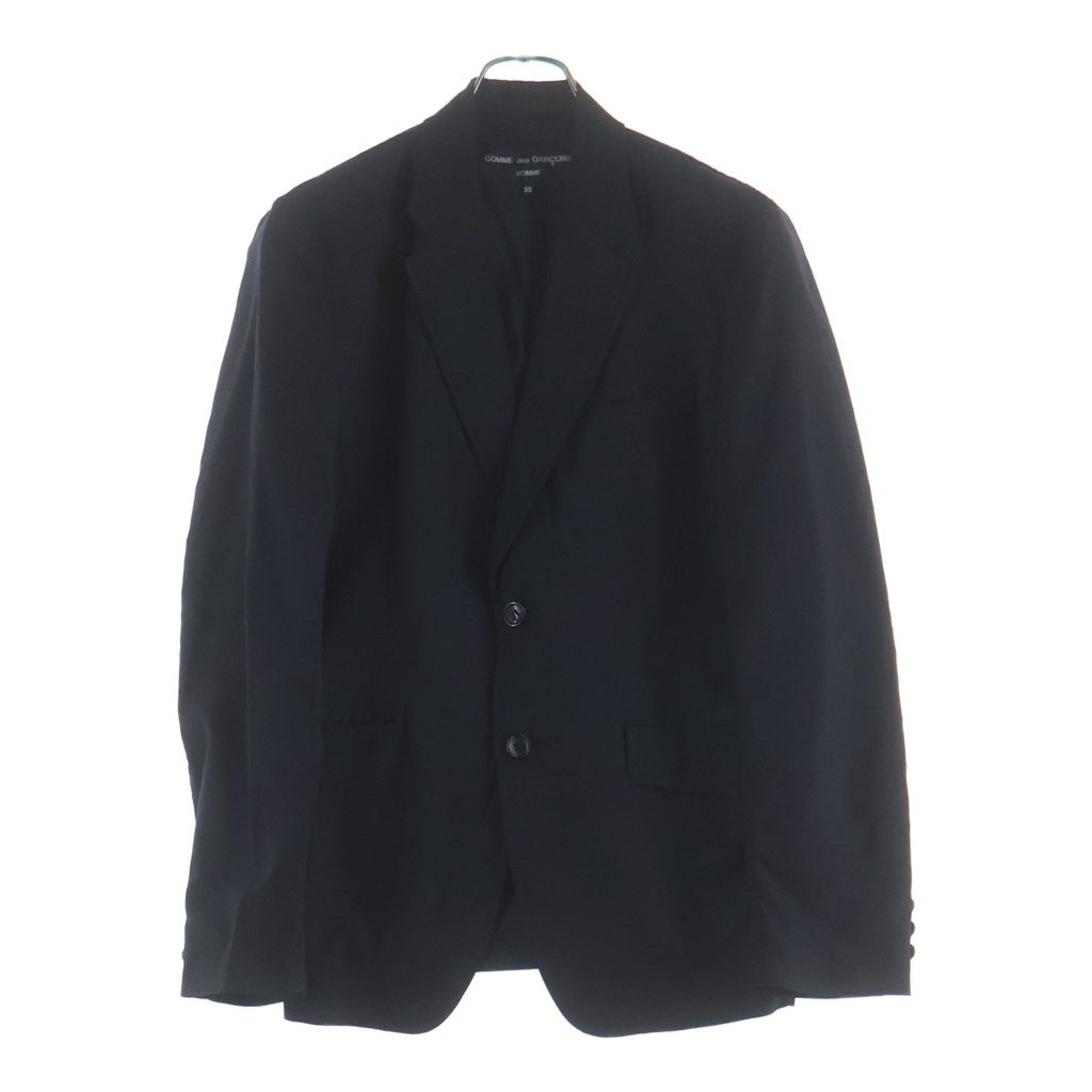 COMME des GARCONS HOMME(コムデギャルソンオム) 16SS AD2015 2B ウール シングルテーラードジャケット ブラック HQ-J003