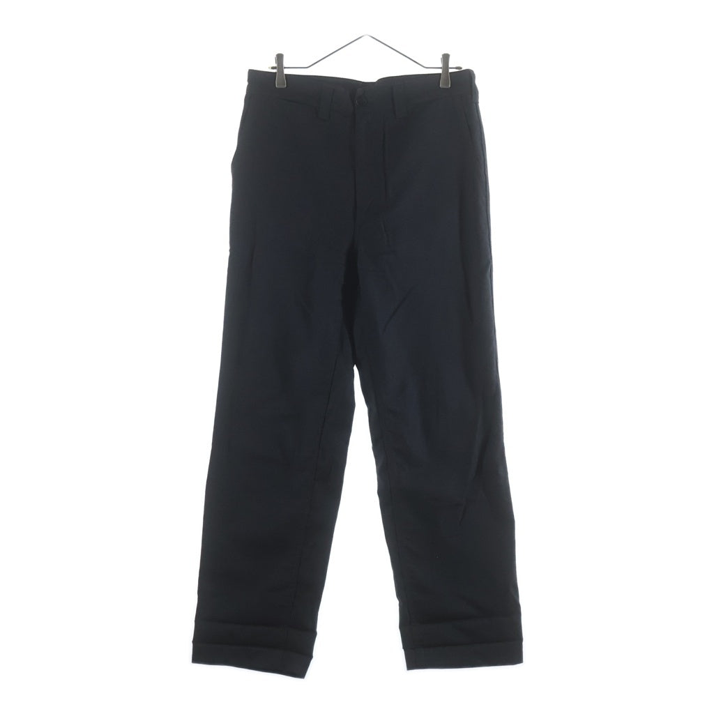 COMME des GARCONS HOMME(コムデギャルソンオム) 12AW AD2012 ジップフライ ストレート ウールスラックスパンツ ダークグレー HJ-P030