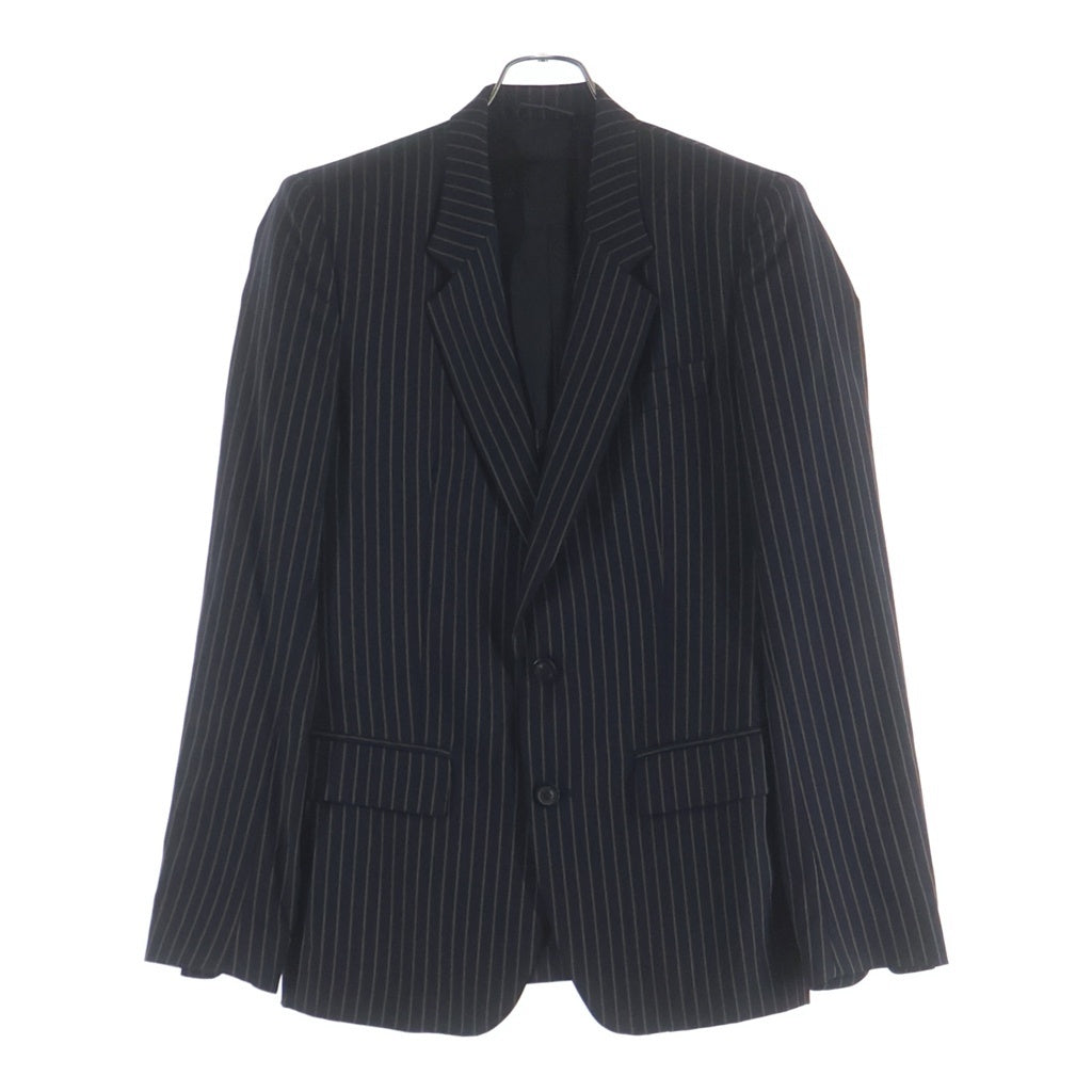 Maison Margiela(メゾンマルジェラ) 08SS ここのえ期 ストライプ柄 2B テーラードジャケット ネイビー