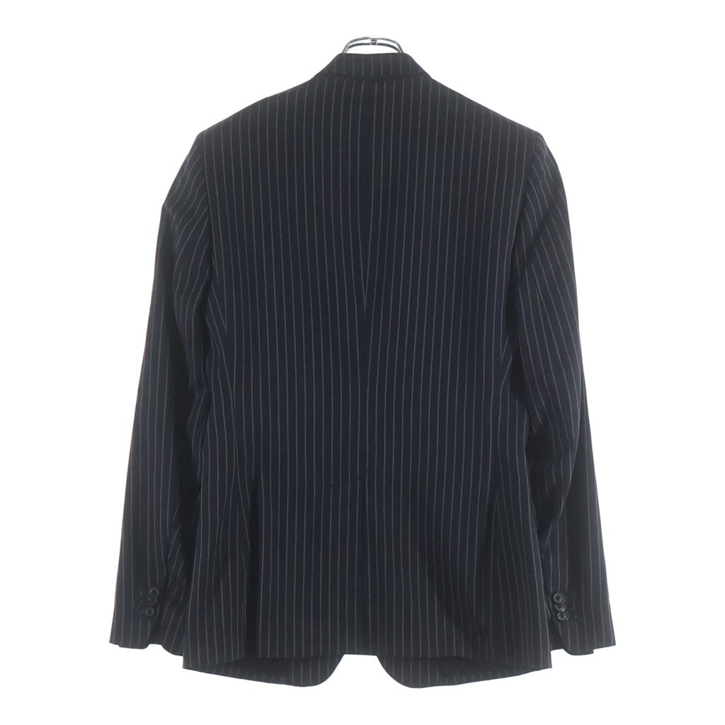 Maison Margiela(メゾンマルジェラ) 08SS ここのえ期 ストライプ柄 2B テーラードジャケット ネイビー