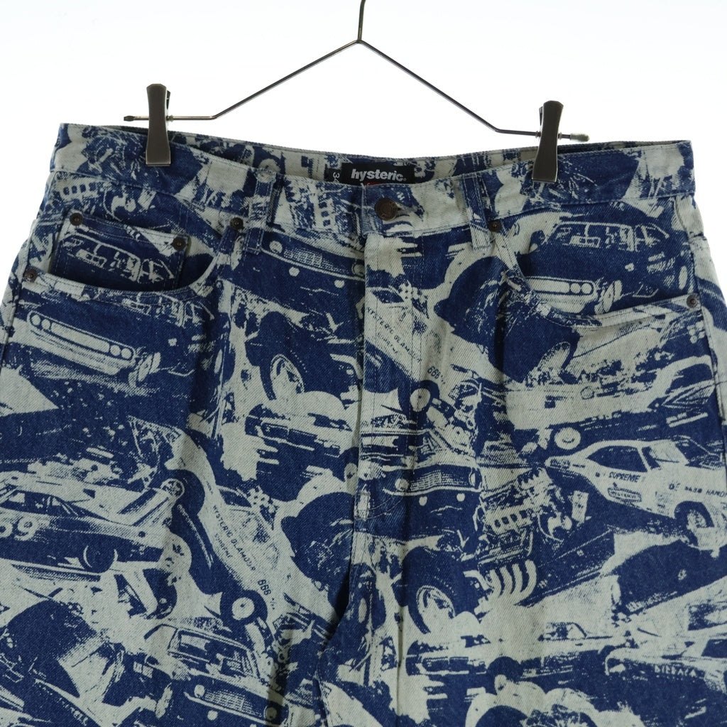 SUPREME(シュプリーム) 24AW ×HYSTERIC GLAMOUR Cars Baggy Jean ヒステリックグラマー カーズバギーデニムパンツ ジーンズ インディゴ