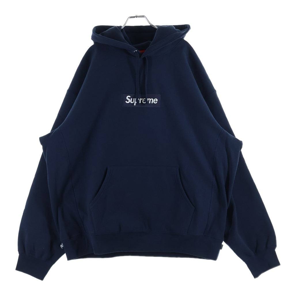 SUPREME(シュプリーム) 25AW Box Logo Hooded Sweatshirt ボックスロゴ フーディ プルオーバー スウェット パーカー ネイビー