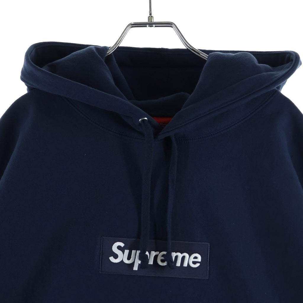 SUPREME(シュプリーム) 25AW Box Logo Hooded Sweatshirt ボックスロゴ フーディ プルオーバー スウェット パーカー ネイビー