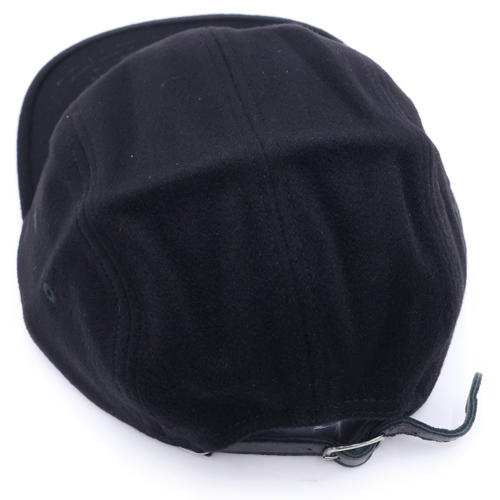 SUPREME(シュプリーム) 24AW Wool Camp Cap ウール キャンプ ボックスロゴ キャップ 帽子 ブラック