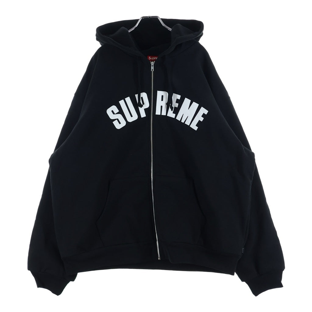 SUPREME(シュプリーム) 24AW Arc Thermal Lined Zip Up Hooded Sweat アーク サーマル ラインド ジップ アップ フーデッド スウェットシャツ パーカー ブラック