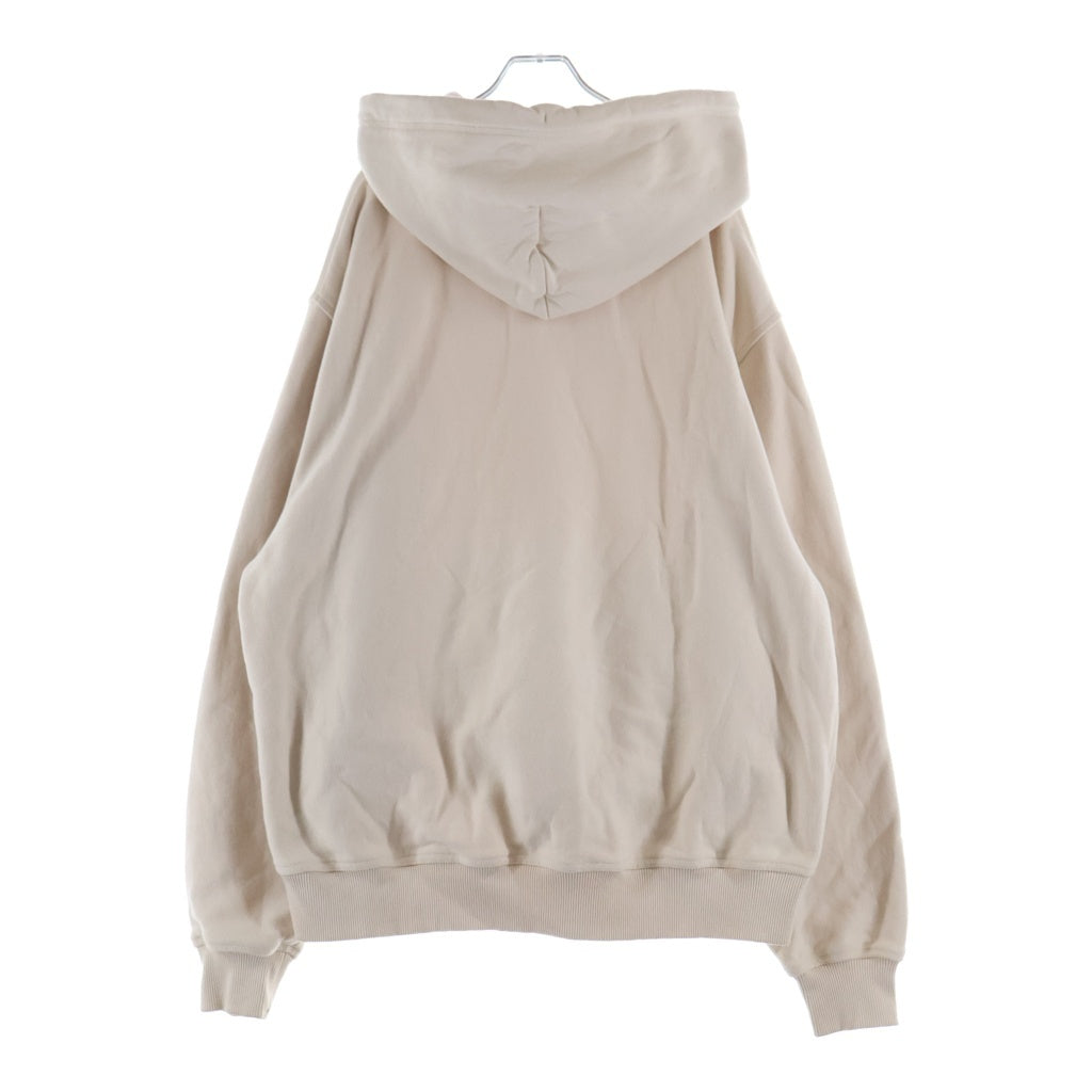 BURBERRY(バーバリー) ロゴラベル コットン プルオーバーフーディー パーカー ベージュ 8081219