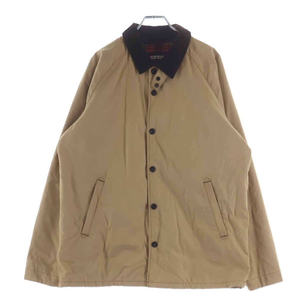 SUPREME(シュプリーム) 09AW ×THE BRITISH MILLERAIN Timberline Jacket ザ ブリティッシュ ミラレーン ティンバーライン オイルド ワークジャケット ベージュ