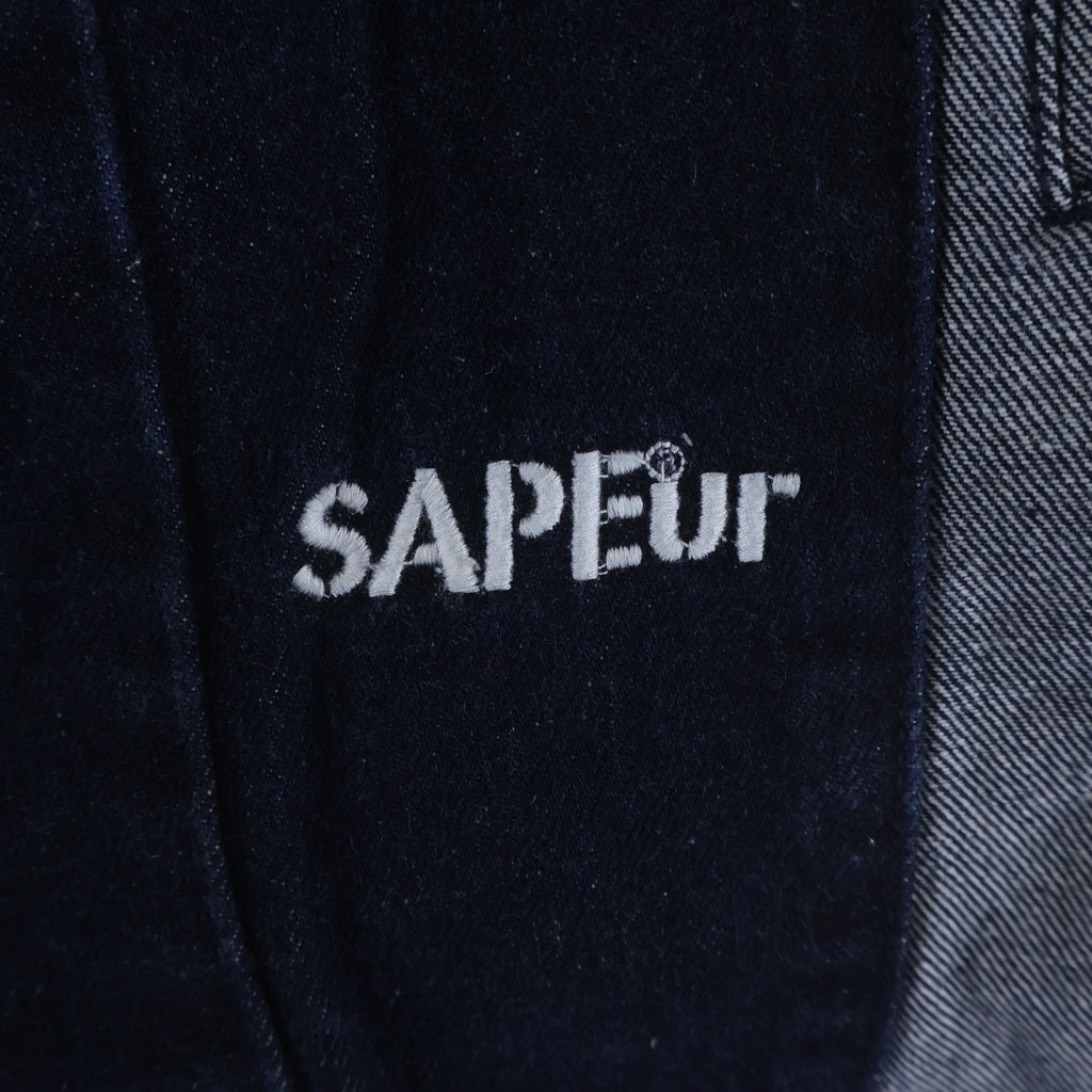 SAPEur(サプール) 21AW DENIM TRACK PANTS デニム イージートラックパンツ インディゴ A0021-177