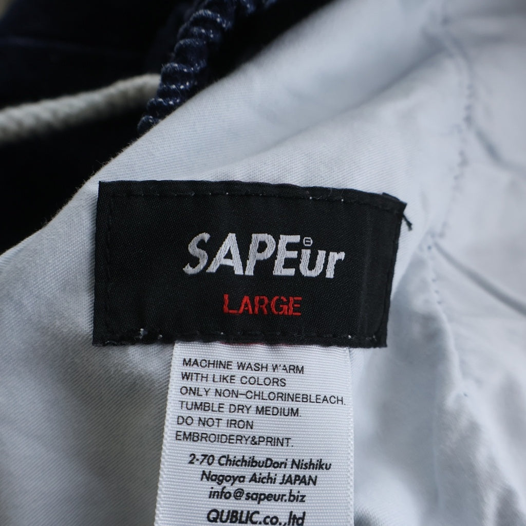 SAPEur(サプール) 21AW DENIM TRACK PANTS デニム イージートラックパンツ インディゴ A0021-177