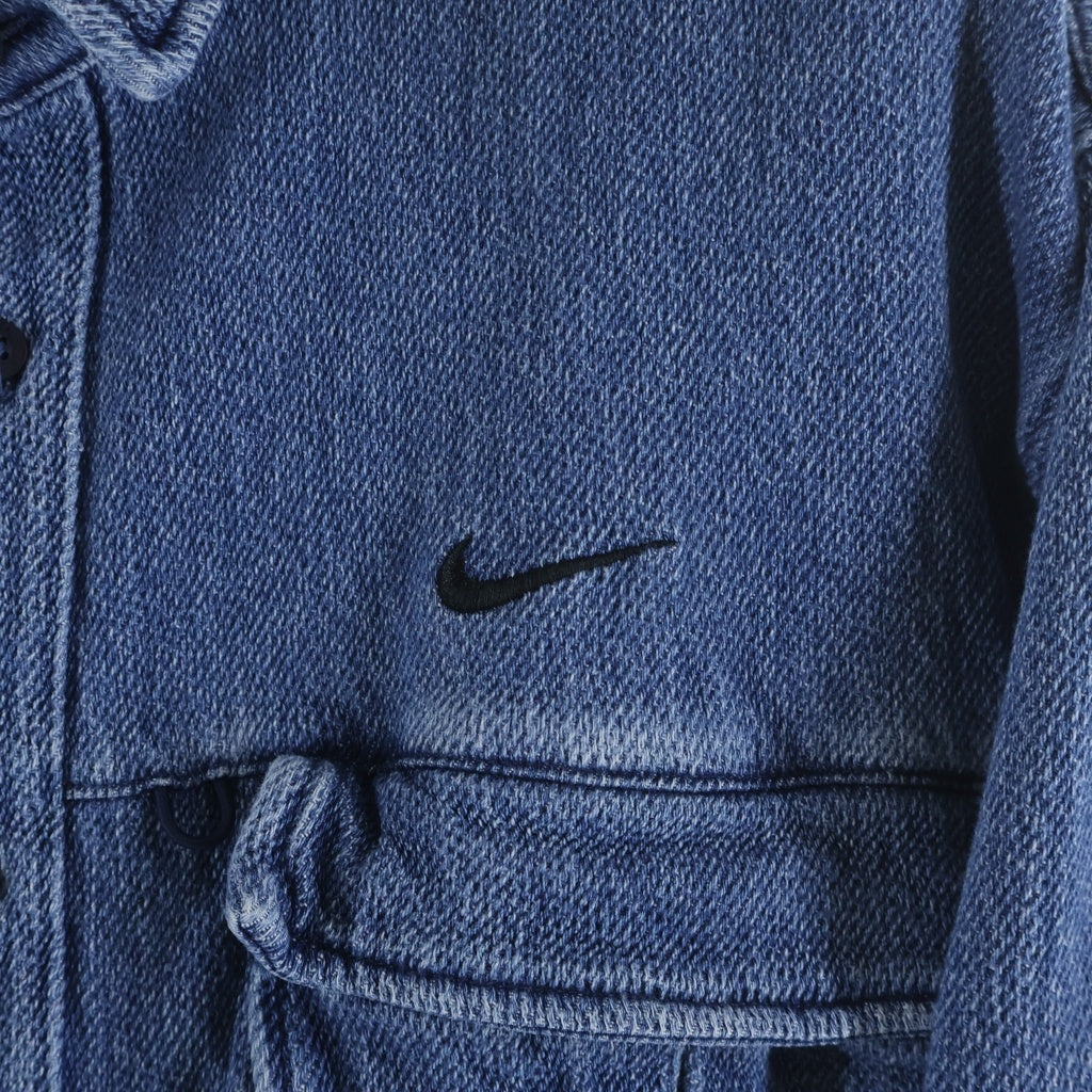 NIKE(ナイキ) ×NOCTA OPALBUTNDWN DNM FRENCH ノクタ オパール ボタンダウン フレンチ 長袖デニムシャツ インディゴ FZ3260-486