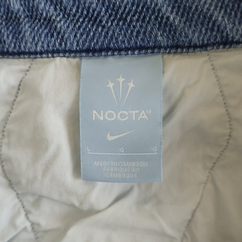 NIKE(ナイキ) ×NOCTA OPALBUTNDWN DNM FRENCH ノクタ オパール ボタンダウン フレンチ 長袖デニムシャツ インディゴ FZ3260-486