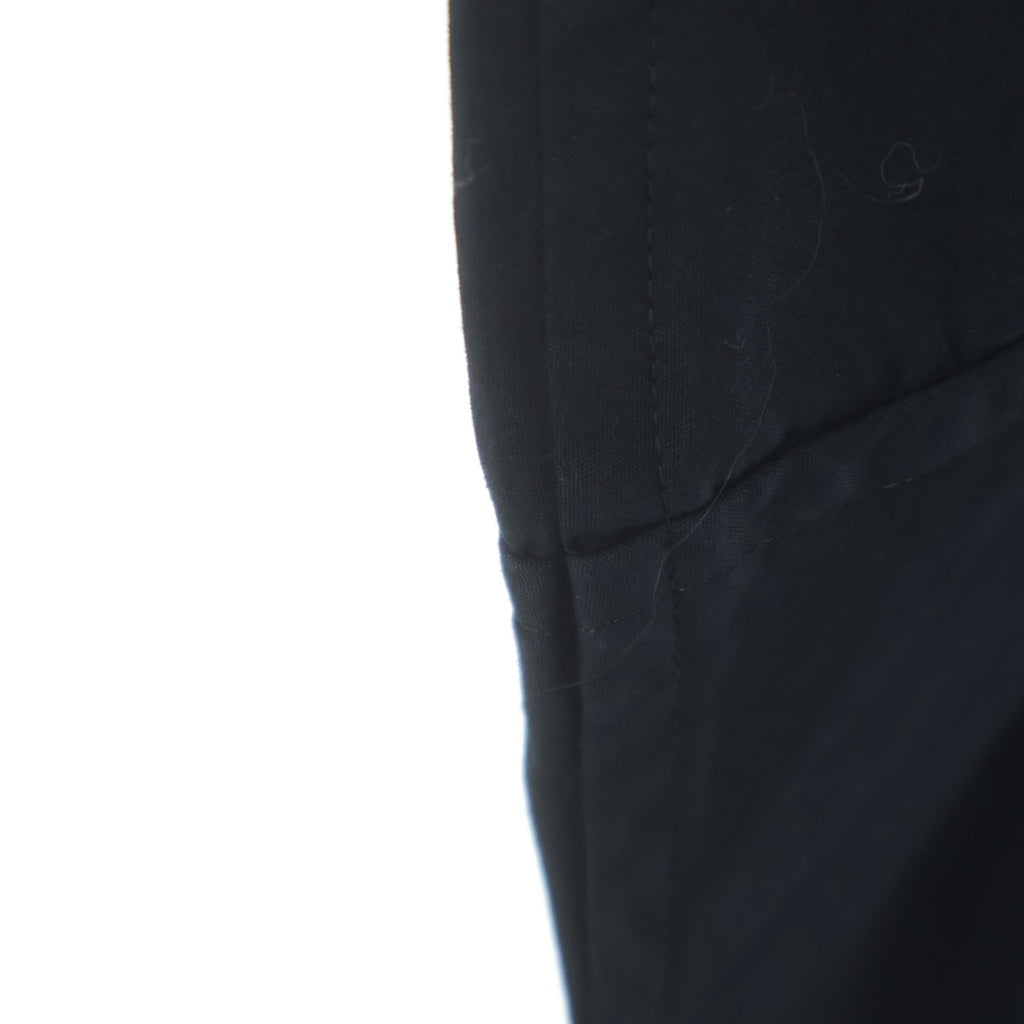 BLACK Scandal Yohji Yamamoto(ブラックスキャンダルヨウジヤマモト) 19SS バックペイントデザイン ロング丈 長袖シャツ ブラック NH-B29-001