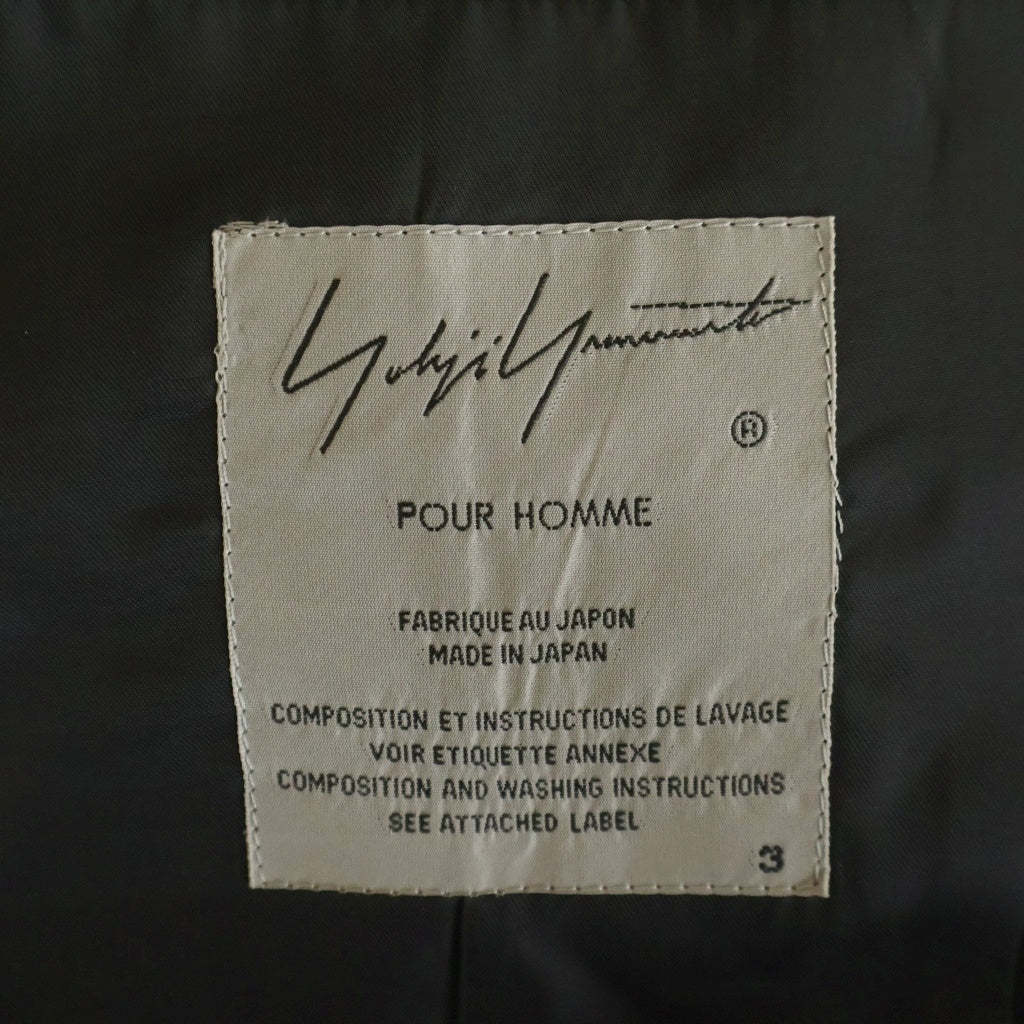 Yohji Yamamoto POUR HOMME(ヨウジヤマモト プールオム) 18AW ウール