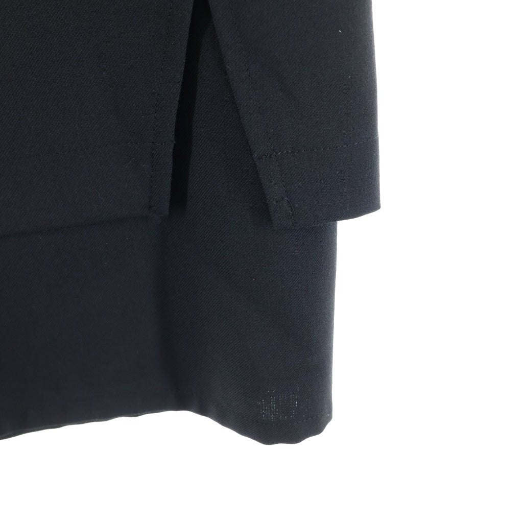 Ground Y(グラウンドワイ) WRAP PANTS マルチポケットデザイン ジップアップ クロップド ラップパンツ ブラック