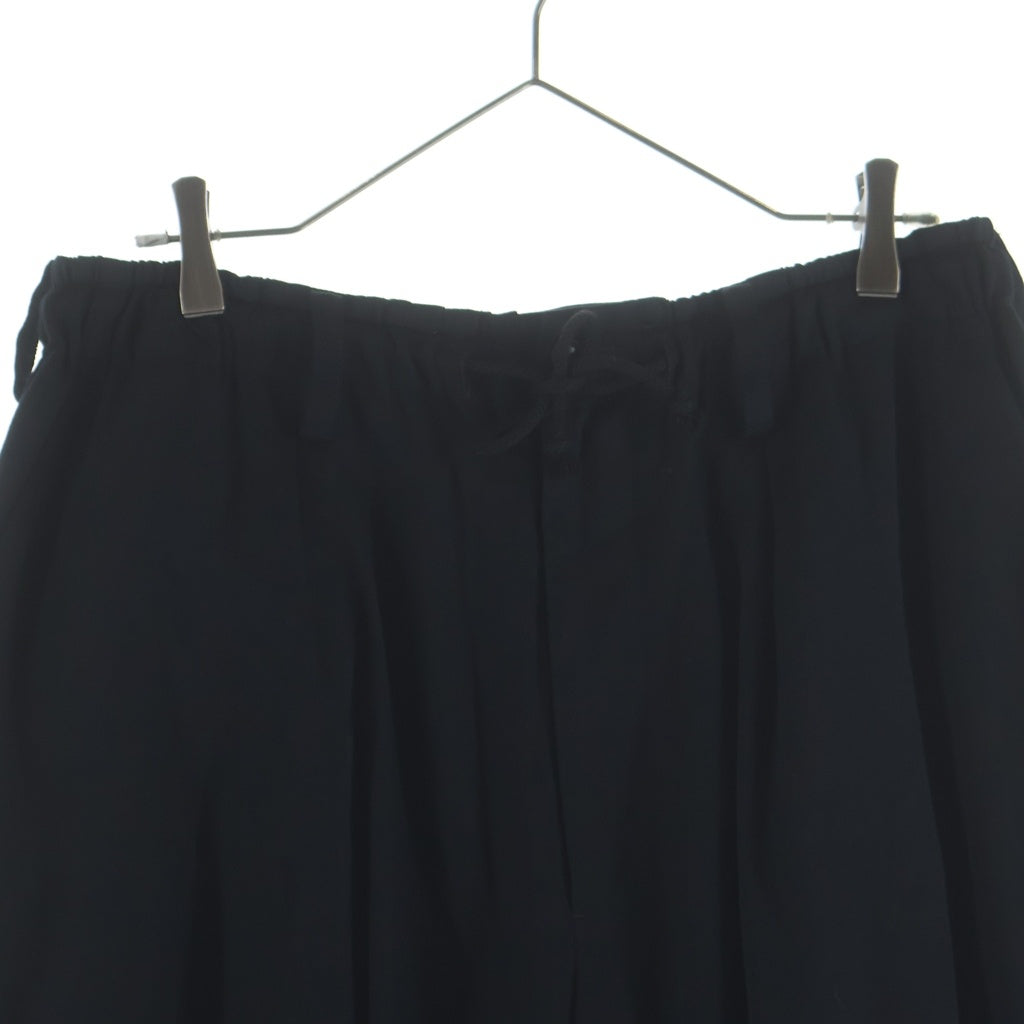 Yohji Yamamoto POUR HOMME(ヨウジヤマモト プールオム) 19AW KARASU PANTS タックデザイン カラスパンツ ショーツ ブラック HC-P79-223