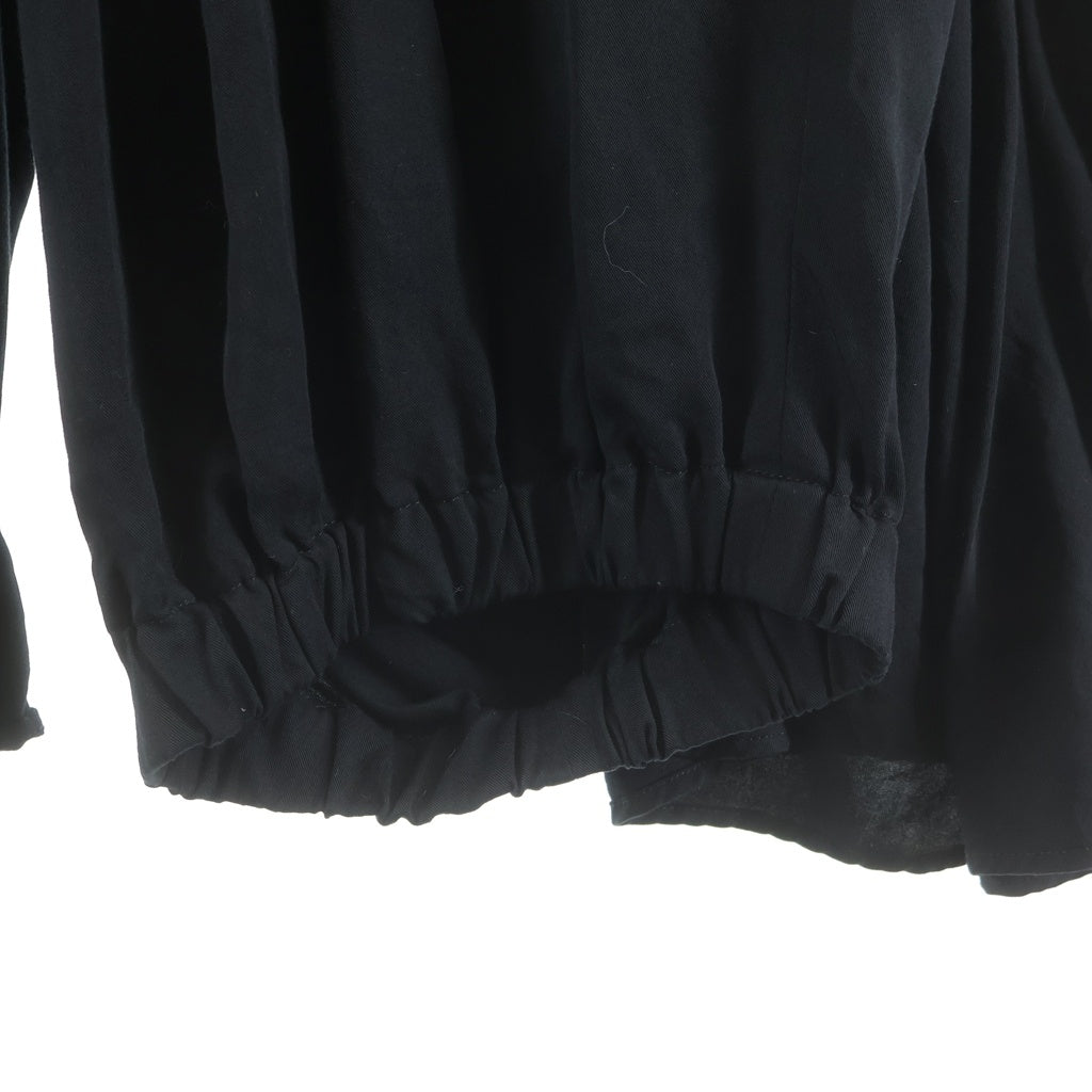 Yohji Yamamoto POUR HOMME(ヨウジヤマモト プールオム) 19AW KARASU PANTS タックデザイン カラスパンツ ショーツ ブラック HC-P79-223