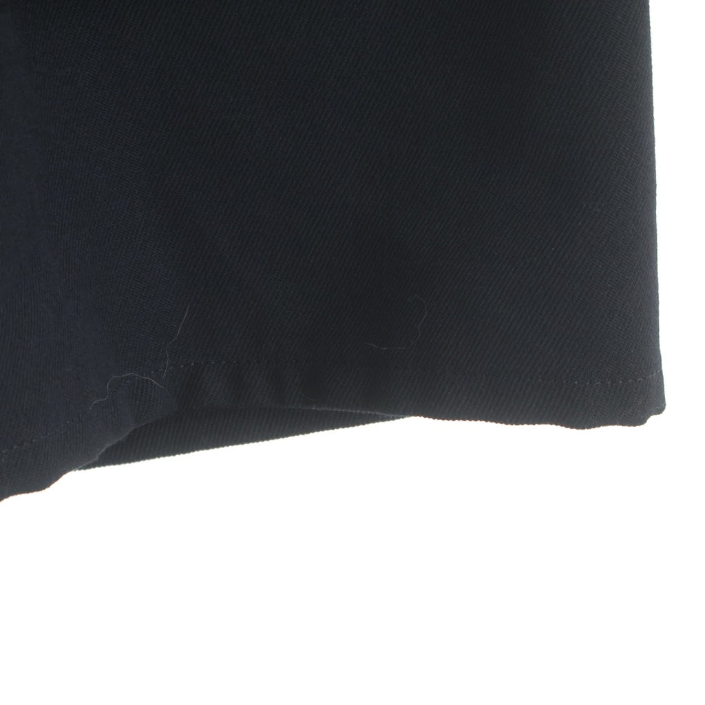 Yohji Yamamoto POUR HOMME(ヨウジヤマモト プールオム) 21AW CLASSIC WRAP PANTS ウールギャバジン クロップド ラップパンツ ブラック HX-P08-101