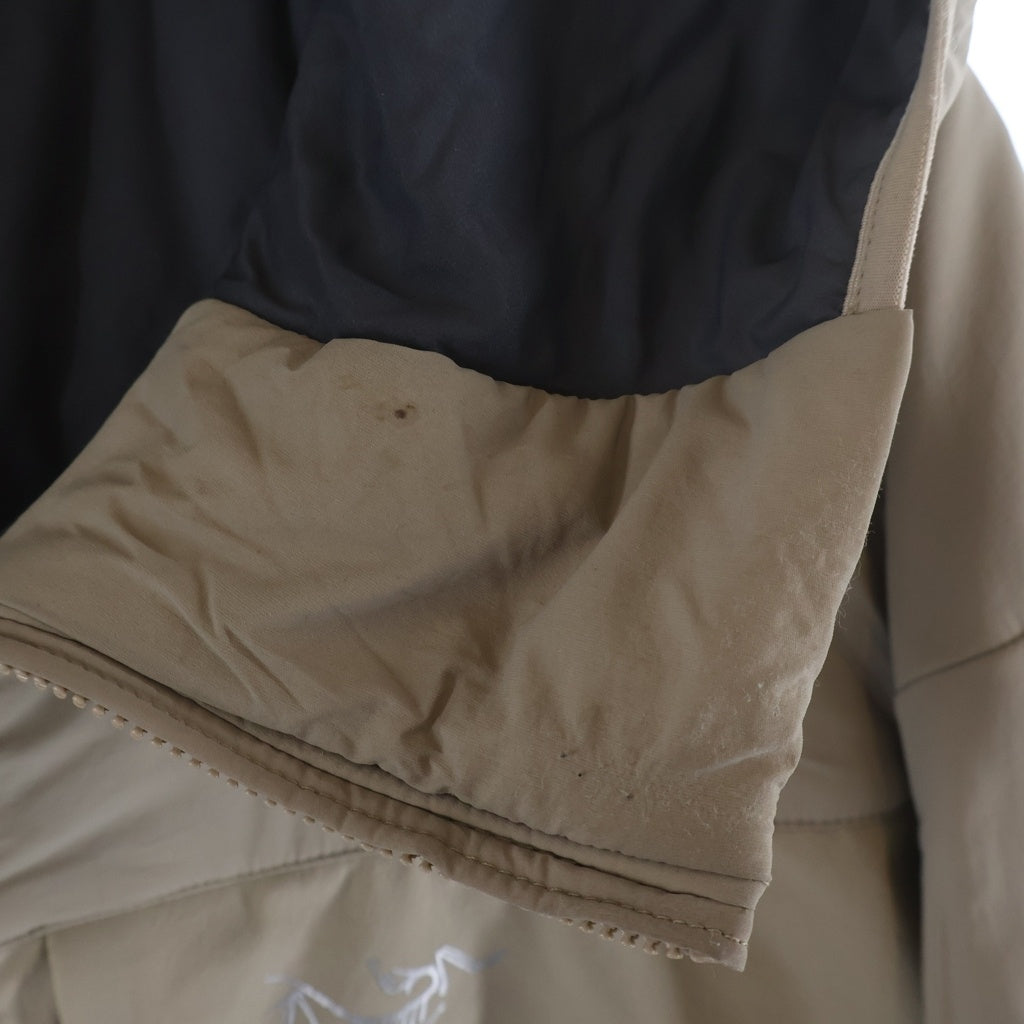 ARC'TERYX(アークテリクス) PROTON HOODY プロトン ロゴプリント ジップアップ フーデッド ナイロン ジャケット ブラウン 0623X000007520