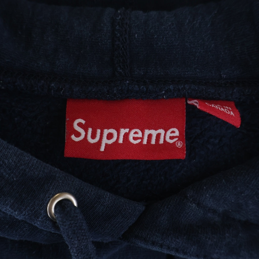 SUPREME(シュプリーム) 19SS Apple Hooded Sweatshirt アップル プリント フーディ プルオーバー スウェットパーカー ネイビー