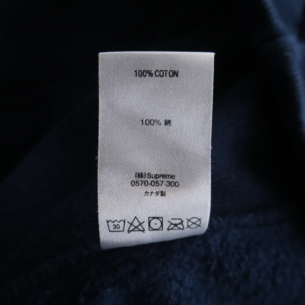 SUPREME(シュプリーム) 19SS Apple Hooded Sweatshirt アップル プリント フーディ プルオーバー スウェットパーカー ネイビー
