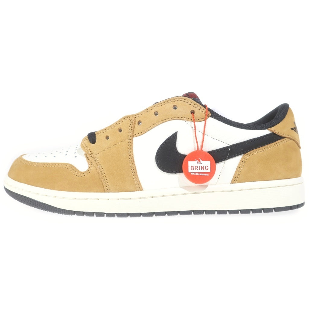NIKE(ナイキ) AIR JORDAN 1 LOW OG ROOKIE OF THE YEAR SAIL AND GOLDEN HARVEST エア ジョーダン 1 オージー ルーキー オブ ザ イヤー ローカットスニーカー CZ0790-107