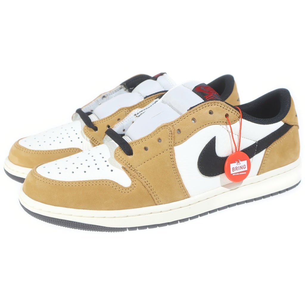 NIKE(ナイキ) AIR JORDAN 1 LOW OG ROOKIE OF THE YEAR SAIL AND GOLDEN HARVEST エア ジョーダン 1 オージー ルーキー オブ ザ イヤー ローカットスニーカー CZ0790-107