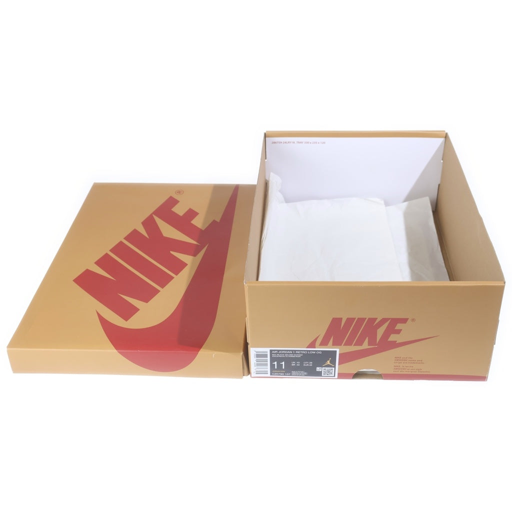 NIKE(ナイキ) AIR JORDAN 1 LOW OG ROOKIE OF THE YEAR SAIL AND GOLDEN HARVEST エア ジョーダン 1 オージー ルーキー オブ ザ イヤー ローカットスニーカー CZ0790-107