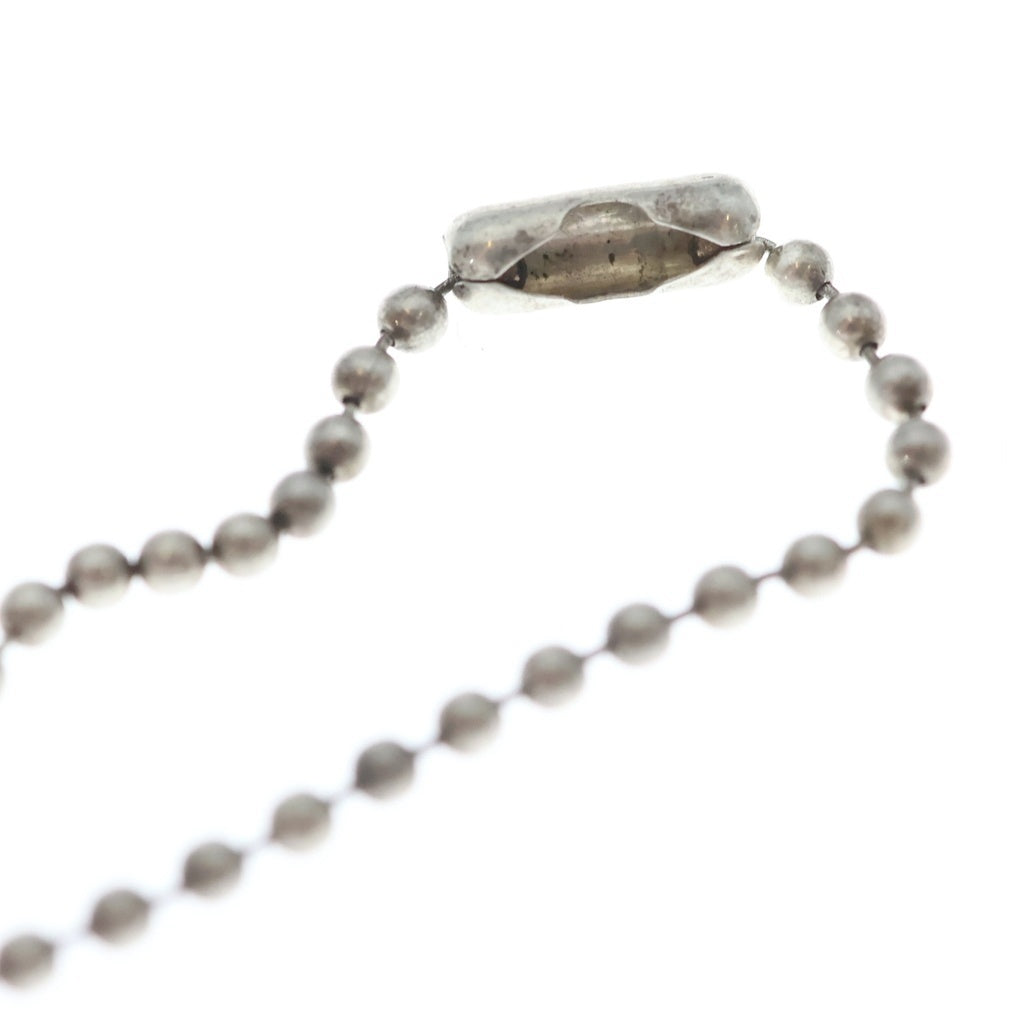 STUSSY(ステューシー) SKATEBOARD BALL-CHAIN NECKLACE スケートボード ボールチェーンネックレス シルバー