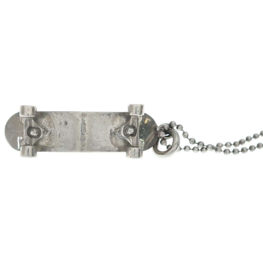 STUSSY(ステューシー) SKATEBOARD BALL-CHAIN NECKLACE スケートボード ボールチェーンネックレス シルバー