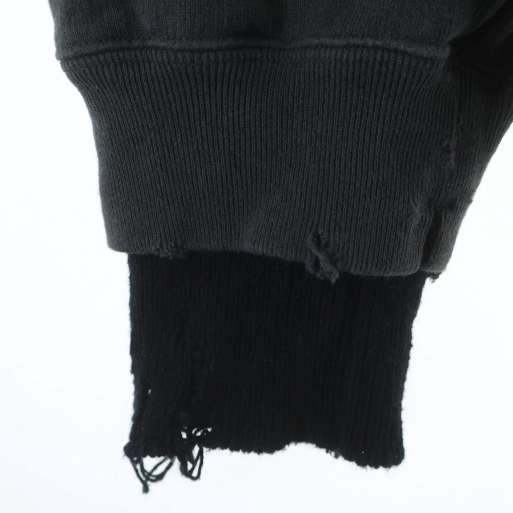 MAISON MIHARAYASUHIRO(メゾンミハラヤスヒロ) 25AW TRIPLE LAYERED PULLOVER トリプルレイヤードプルオーバー スウェットシャツ グレー A15PO572