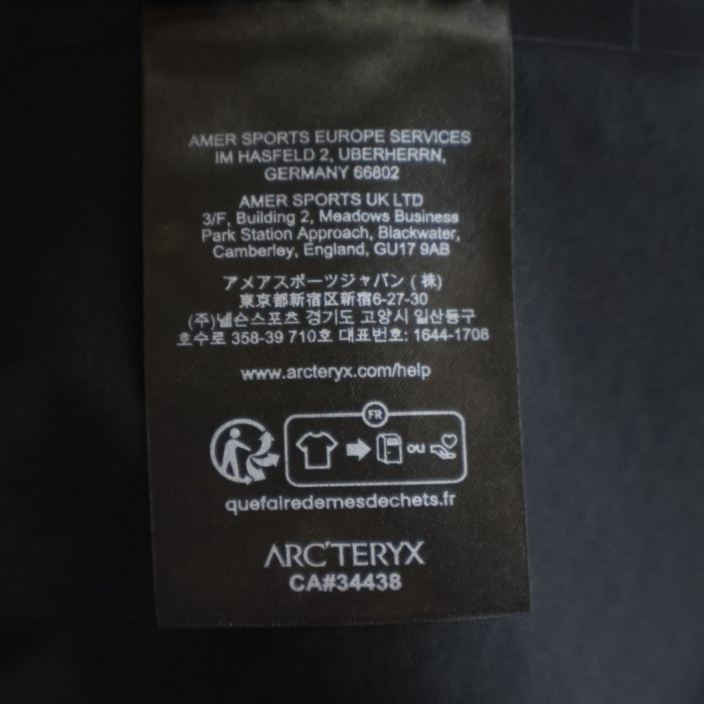 ARC'TERYX(アークテリクス) 25SS FIELD LS SHIRT フィールド ロングスリーブ ポリシャツ ブラック X000009635