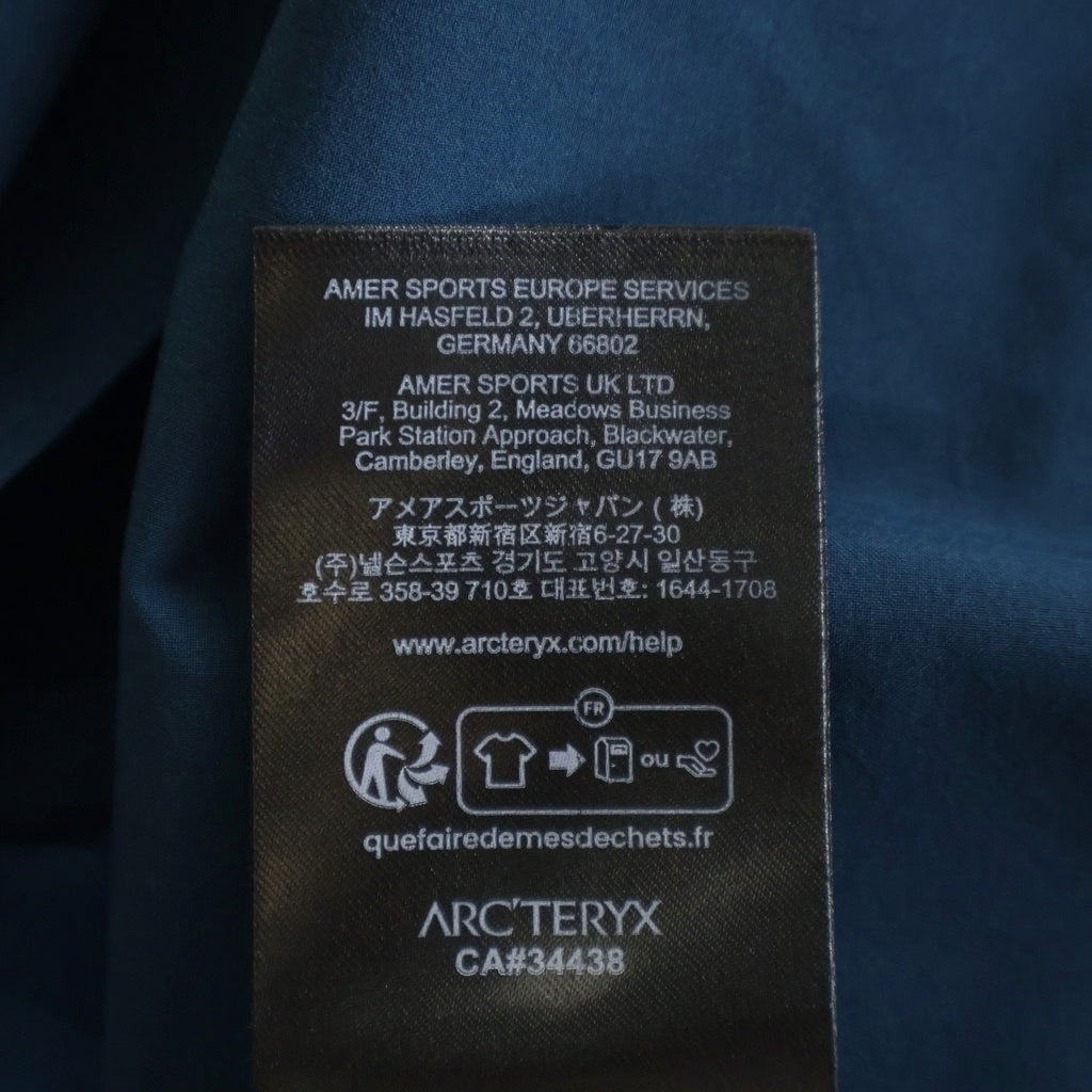 ARC'TERYX(アークテリクス) 25SS DROMOS TECH TEE ドロモス テック クルーネック半袖Tシャツ カットソー ブルー X000006584