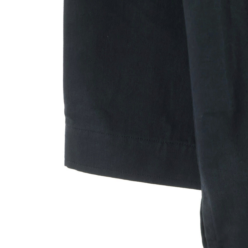 LEMAIRE(ルメール) 18AW ノーカラー 長袖コットンプルオーバーシャツ グレー M183 TO118 LF272