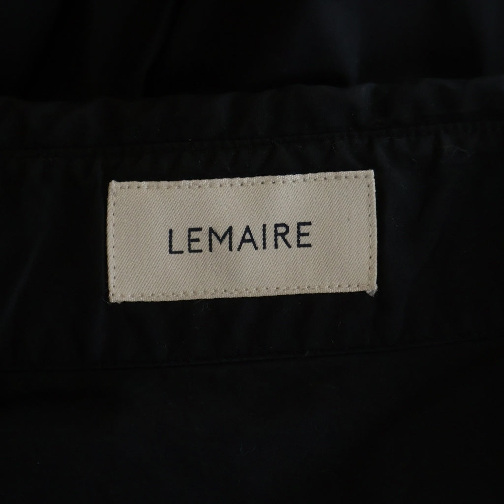 LEMAIRE(ルメール) 21AW JINGHI SAS 長袖コットンボタンシャツ ブラック M213 SH175 LF588