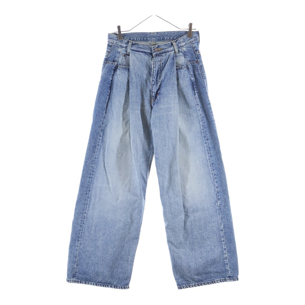 N.HOOLYWOOD(エヌハリウッド) 24AW DENIM PANTS ドッキングデザイン ジップフライ ワイドデニムパンツ インディゴ 2242-CP60-051