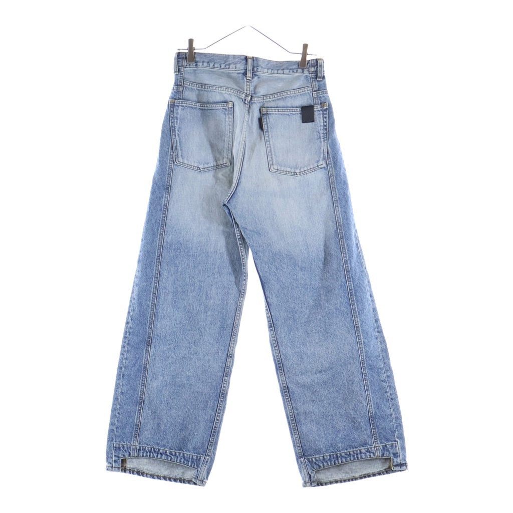 N.HOOLYWOOD(エヌハリウッド) 24AW DENIM PANTS ドッキングデザイン ジップフライ ワイドデニムパンツ インディゴ 2242-CP60-051