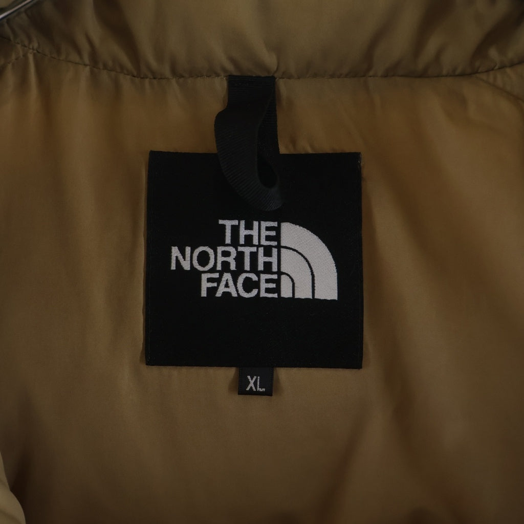 THE NORTH FACE(ザノースフェイス) SHORT NUPTSE JACKET ショートヌプシ ジップアップ フード付き ダウンジャケット ブラウン レディース NDW92232
