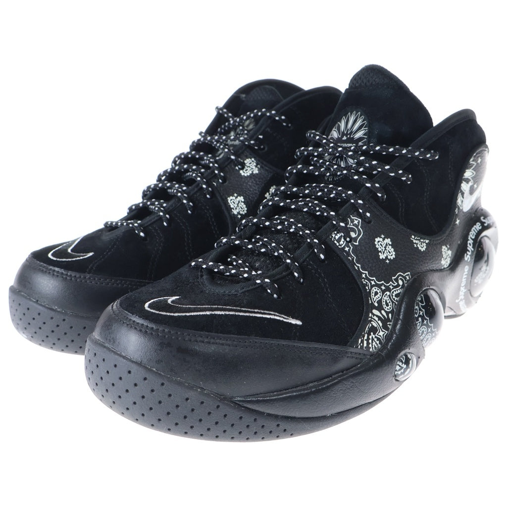NIKE(ナイキ) 22SS ×SUPREME AIR ZOOM FLIGHT 95 SP シュプリーム エアズーム フライト ハイカットスニーカー ブラック US10/28cm
