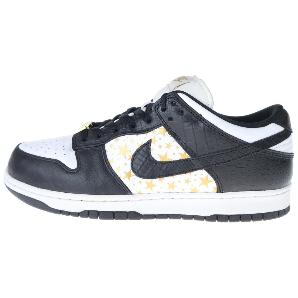 NIKE(ナイキ) ×SUPREME DUNK LOW OG GOLD STARS シュプリーム ダンク ゴールドスターズ ローカットスニーカー ホワイト/ブラック/ゴールド US11/29cm DH3228-102